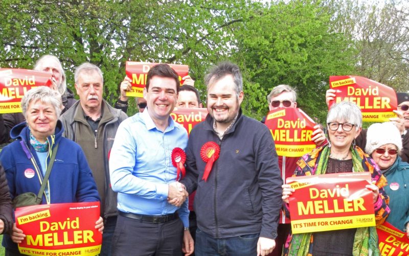 Campaigning with Mayor Andy Burnham